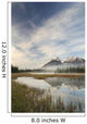 Whitegoat Lake And Mount Elliot, Kootenay Plains, Alberta Wall Mural