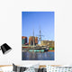 Baltimore Touristic Sailboat Downtown Wall Decal