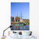 Baltimore Touristic Sailboat Downtown Wall Decal