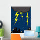 Lightning Wall Decal Design 4