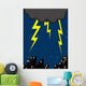 Lightning Wall Decal Design 4