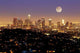 Los Angeles Skyline Dusk Wall Decal