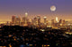 Los Angeles Skyline at Dusk Wall Mural