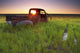 Old Abandoned Pick-Up Truck Sitting Wall Mural