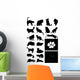 Silhouette Cat Wall Mural