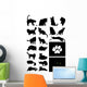 Silhouette Cat Wall Mural
