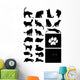 Silhouette Cat Wall Mural