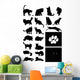 Silhouette Cat Wall Mural