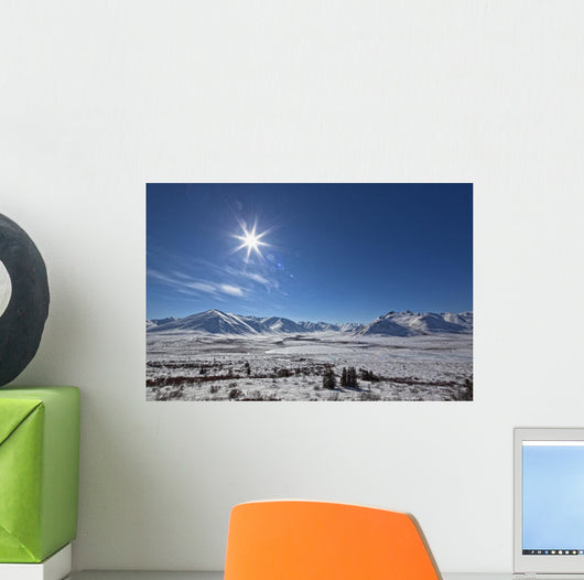 Afternoon Sun Along The Dempster Highway, Yukon Wall Mural