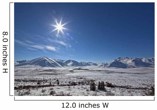 Afternoon Sun Along The Dempster Highway, Yukon Wall Mural