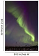 Aurora Borealis Or Northern Lights Over The Eagle Plains Wall Mural