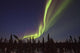 Aurora Borealis Or Northern Lights Over The Eagle Plains Wall Mural