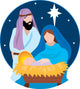 Nativity Scene Wall Decal