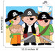 Carribean Pirate Kids Wall Decal