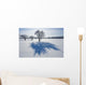 Field With Frost Covered Trees Wall Mural