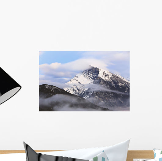Mount Rundle At Dusk Banff National Park, Alberta, Canada Wall Mural