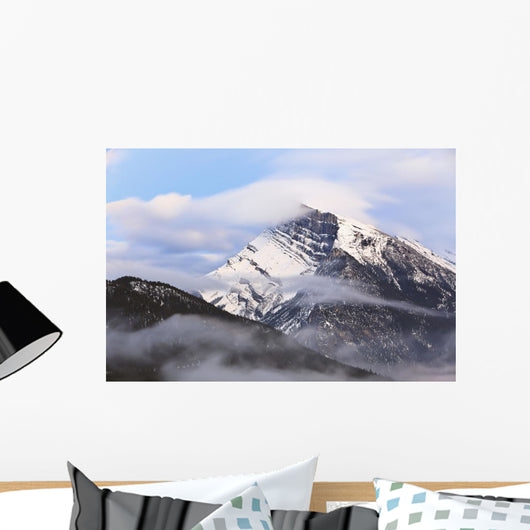 Mount Rundle At Dusk Banff National Park, Alberta, Canada Wall Mural
