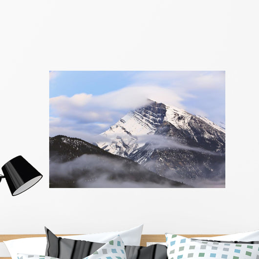 Mount Rundle At Dusk Banff National Park, Alberta, Canada Wall Mural