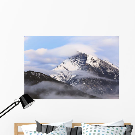 Mount Rundle At Dusk Banff National Park, Alberta, Canada Wall Mural
