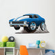 Classic American Muscle Car Wall Decal