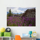 Old Trappers Cabin Surrounded By Fireweed At Silver City, Yukon Wall Mural