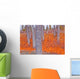 Impressionistic View Of Trees Wall Mural