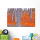 Impressionistic View Of Trees Wall Mural