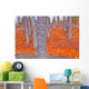 Impressionistic View Of Trees Wall Mural