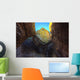 A Rock Balanced Precariously Between Two Others Wall Mural