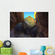 A Rock Balanced Precariously Between Two Others Wall Mural