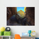A Rock Balanced Precariously Between Two Others Wall Mural
