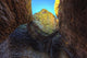 A Rock Balanced Precariously Between Two Others Wall Mural