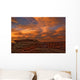 Vibrant Sunset Over Canyon De Chelley Wall Mural