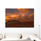 Vibrant Sunset Over Canyon De Chelley Wall Mural