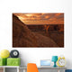 Sunset Over The Rim Of Canyon De Chelley, Arizona Wall Mural