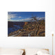 Image Of Tree With Vibrant Blue Sky On The Rim On Canyon De Chelley Wall Mural
