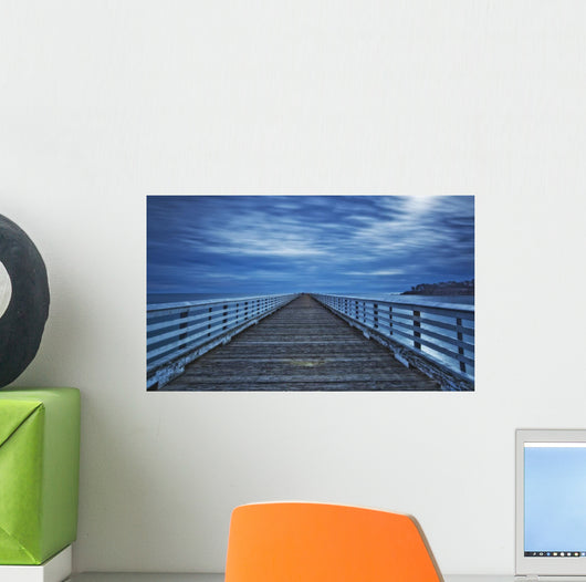 Hearst Wharf, California Long Exposure Wall Mural