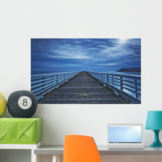 Hearst Wharf, California Long Exposure Wall Mural