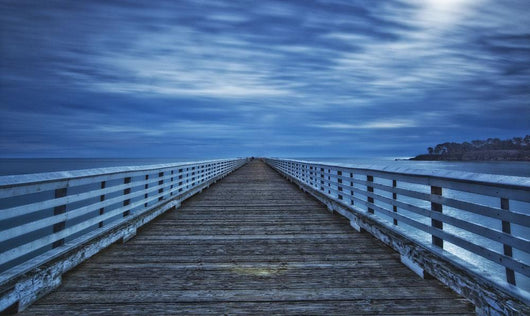 Hearst Wharf, California Long Exposure Wall Mural