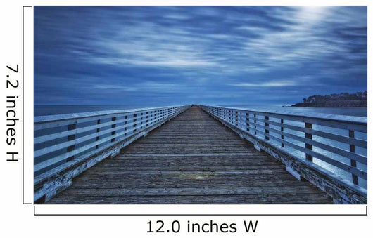 Hearst Wharf, California Long Exposure Wall Mural