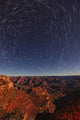 Star Trails Over The Grand Canyon, Arizona Wall Mural