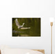 Snowy Egret Fishing In Florida Wall Mural