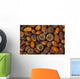 Acorns On Frozen Ground Wall Mural