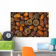 Acorns On Frozen Ground Wall Mural