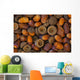 Acorns On Frozen Ground Wall Mural