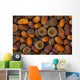 Acorns On Frozen Ground Wall Mural