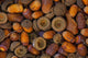 Acorns On Frozen Ground Wall Mural