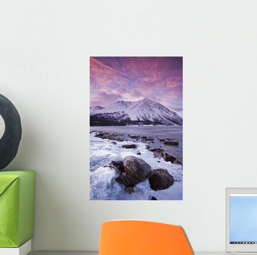 Kathleen Lake At Sunrise, Kluane National Park, Yukon Wall Mural