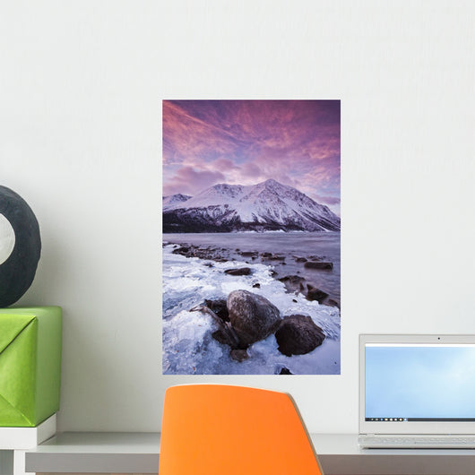 Kathleen Lake At Sunrise, Kluane National Park, Yukon Wall Mural