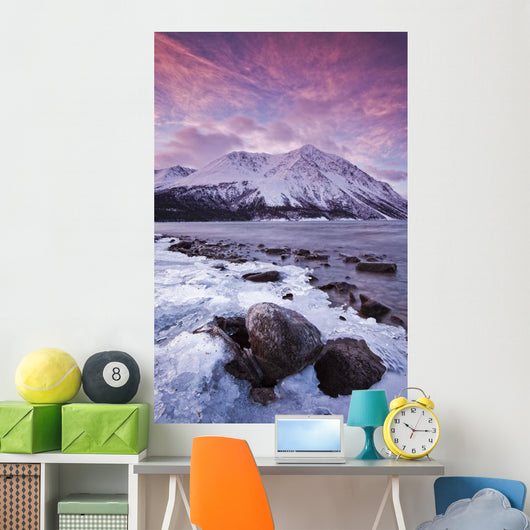 Kathleen Lake At Sunrise, Kluane National Park, Yukon Wall Mural